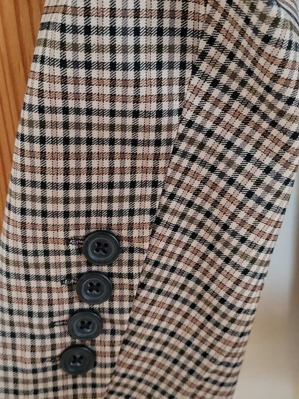 Blazer Penningtons Brown and Black Houndstooth - Picture 3 of 5